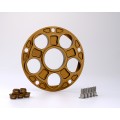 AEM FACTORY - 'CINQUE FORI' DUCATI ALUMINUM 5 HOLE QUICK CHANGE SPROCKET CARRIER